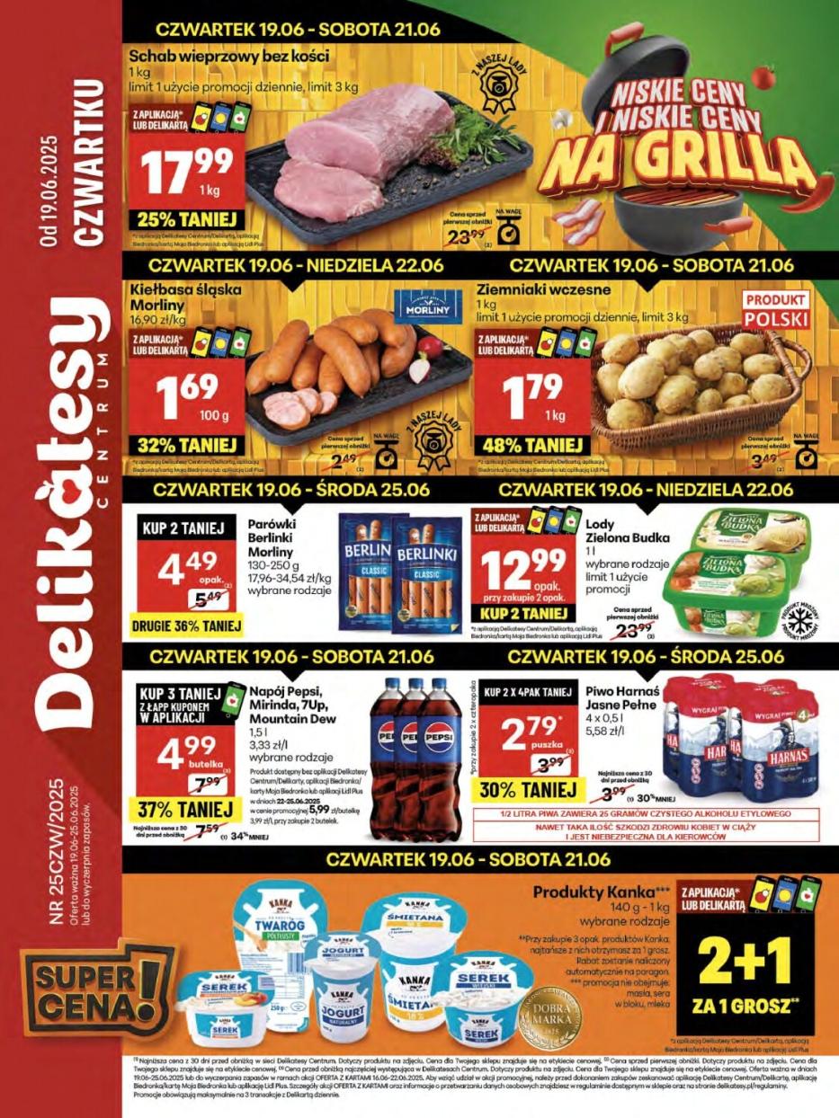 Gazetka promocyjna Delikatesy Centrum str. 1
