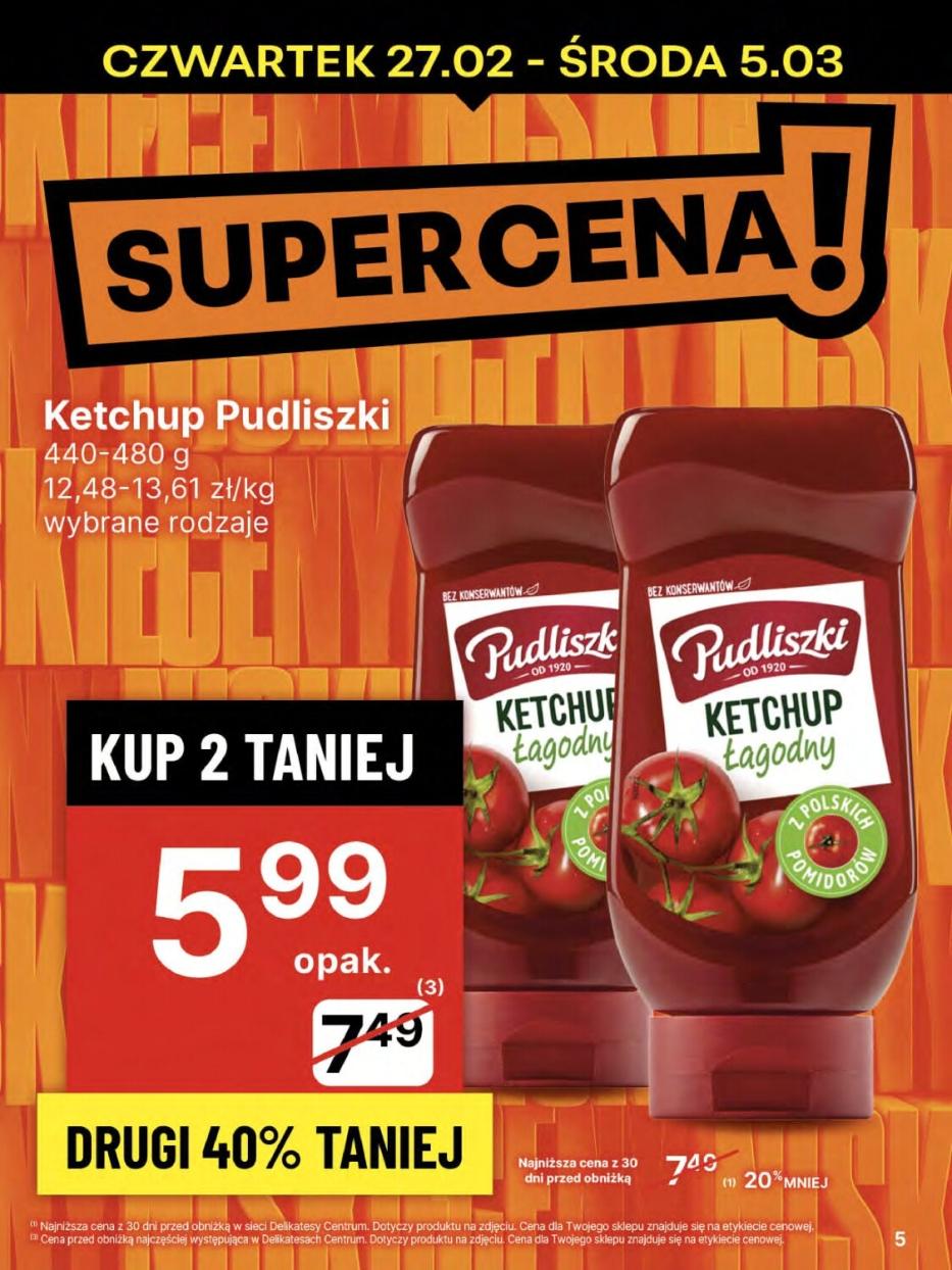 Gazetka promocyjna Delikatesy Centrum str. 5