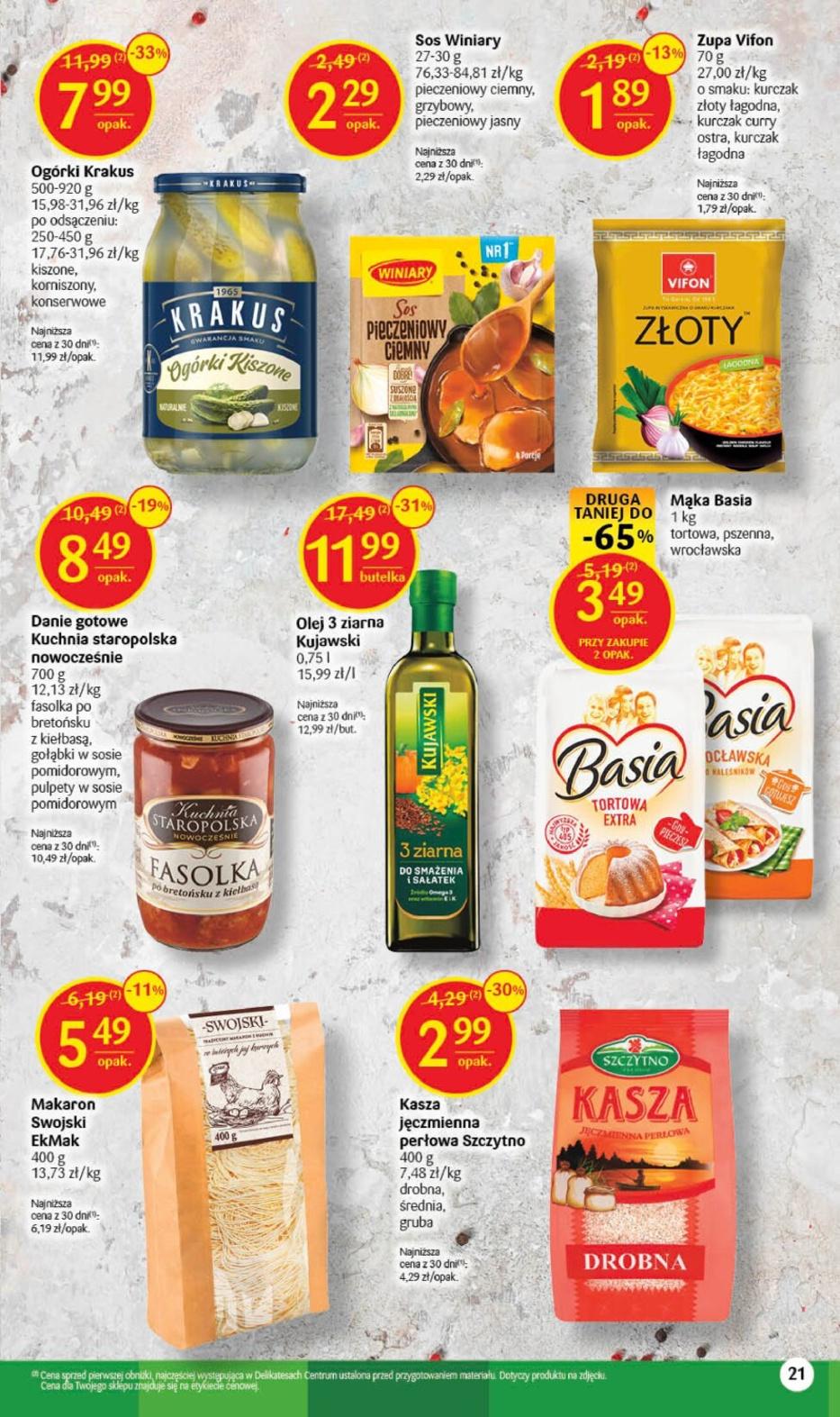 Gazetka promocyjna Delikatesy Centrum str. 21