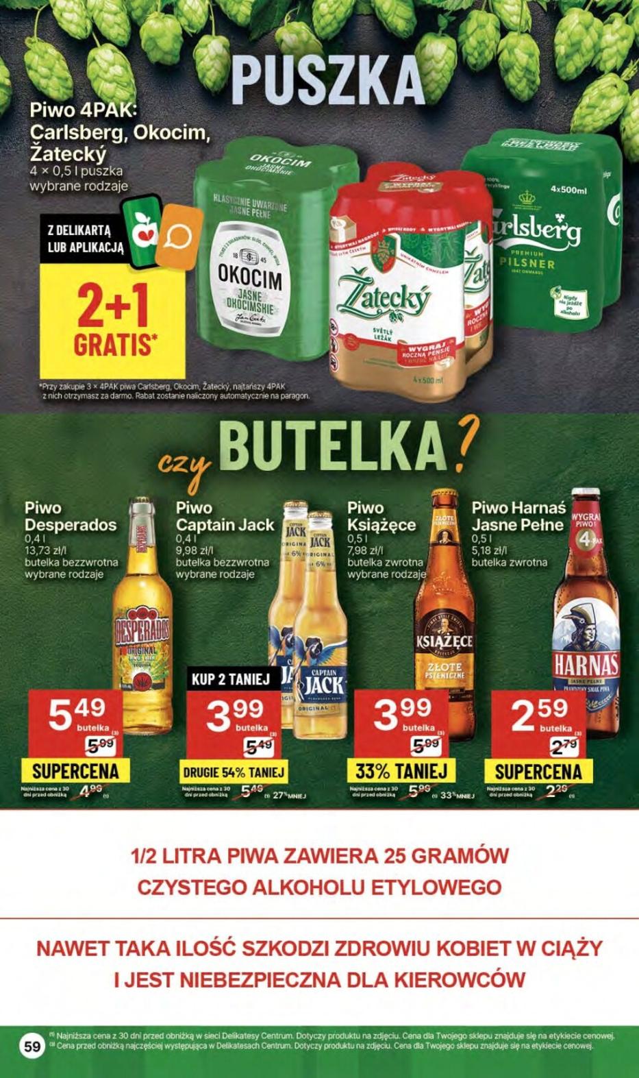 Gazetka promocyjna Delikatesy Centrum str. 59
