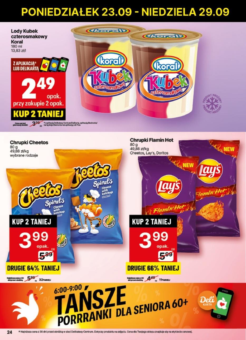 Gazetka promocyjna Delikatesy Centrum str. 24