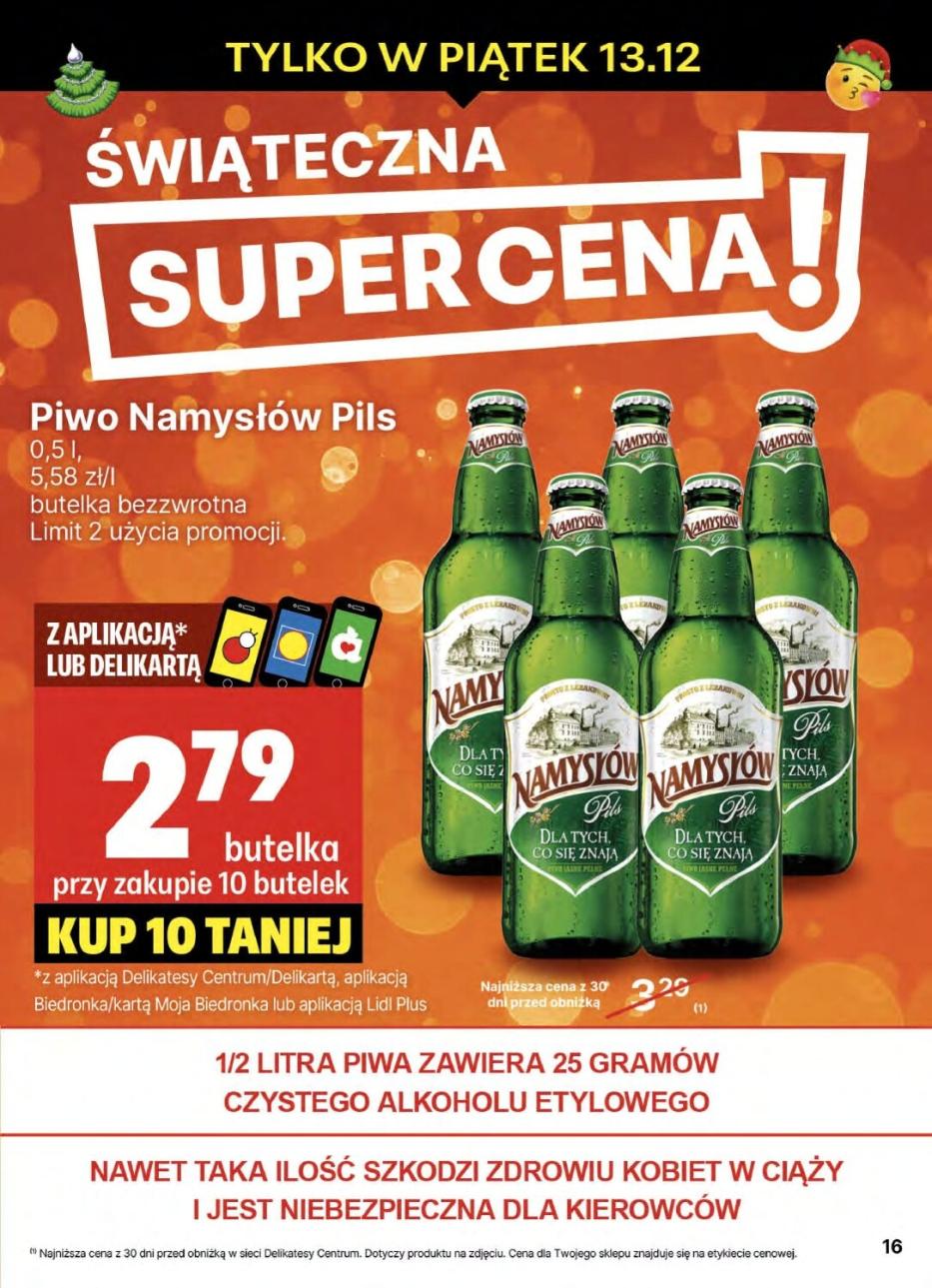 Gazetka promocyjna Delikatesy Centrum str. 16