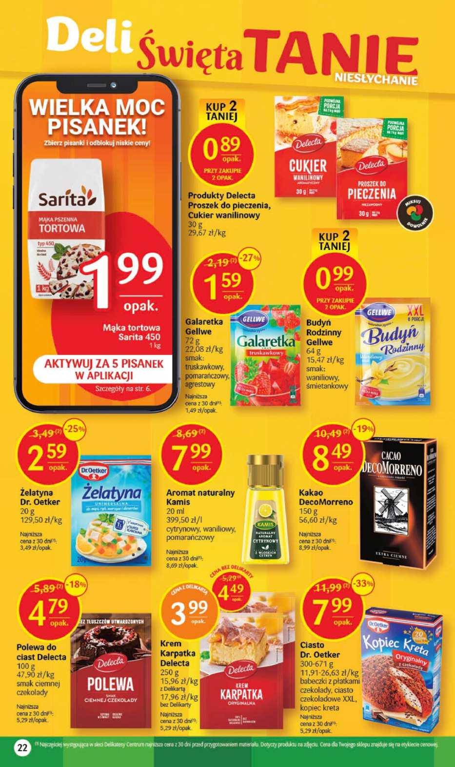Gazetka promocyjna Delikatesy Centrum str. 22