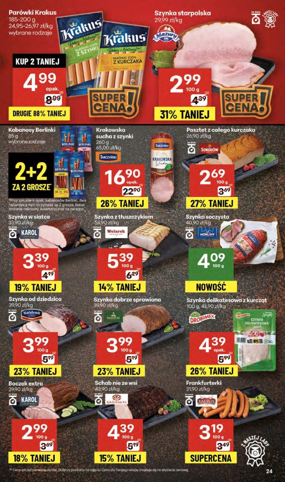 Gazetka promocyjna Delikatesy Centrum str. 24