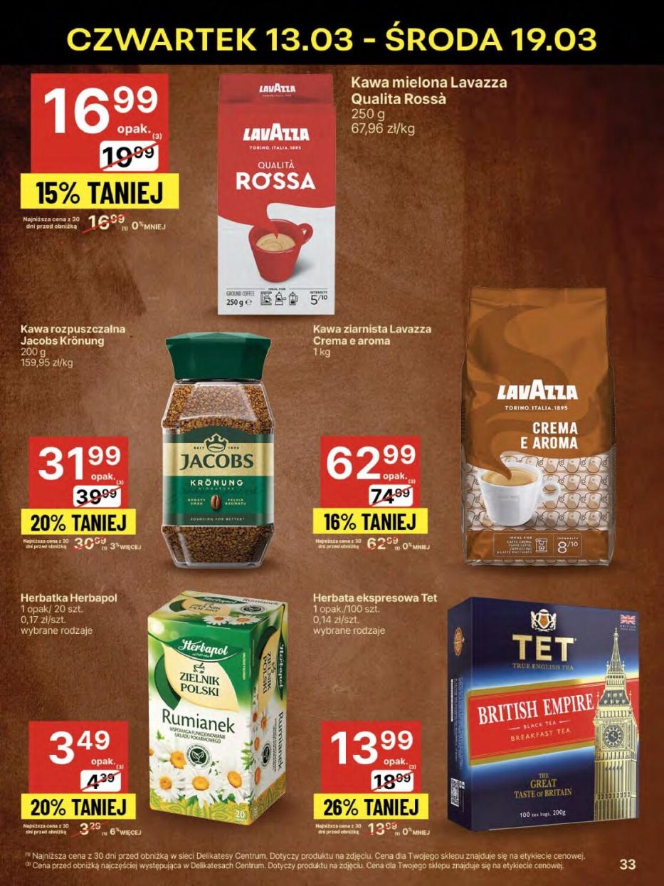 Gazetka promocyjna Delikatesy Centrum str. 33