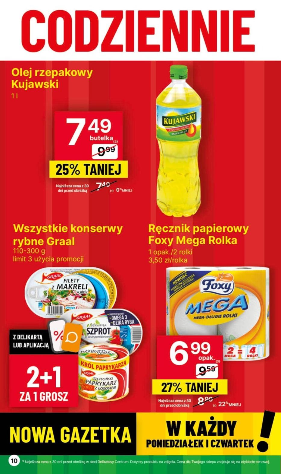 Gazetka promocyjna Delikatesy Centrum str. 10