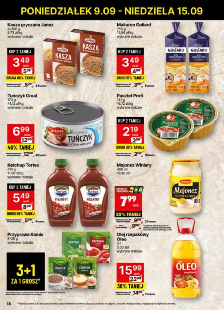 Gazetka promocyjna Delikatesy Centrum str. 18