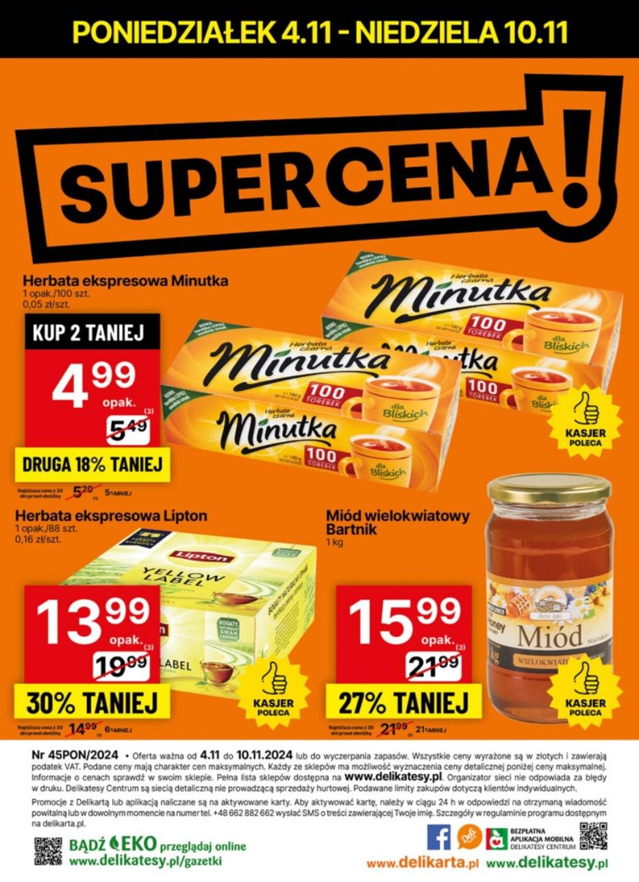 Gazetka promocyjna Delikatesy Centrum str. 40