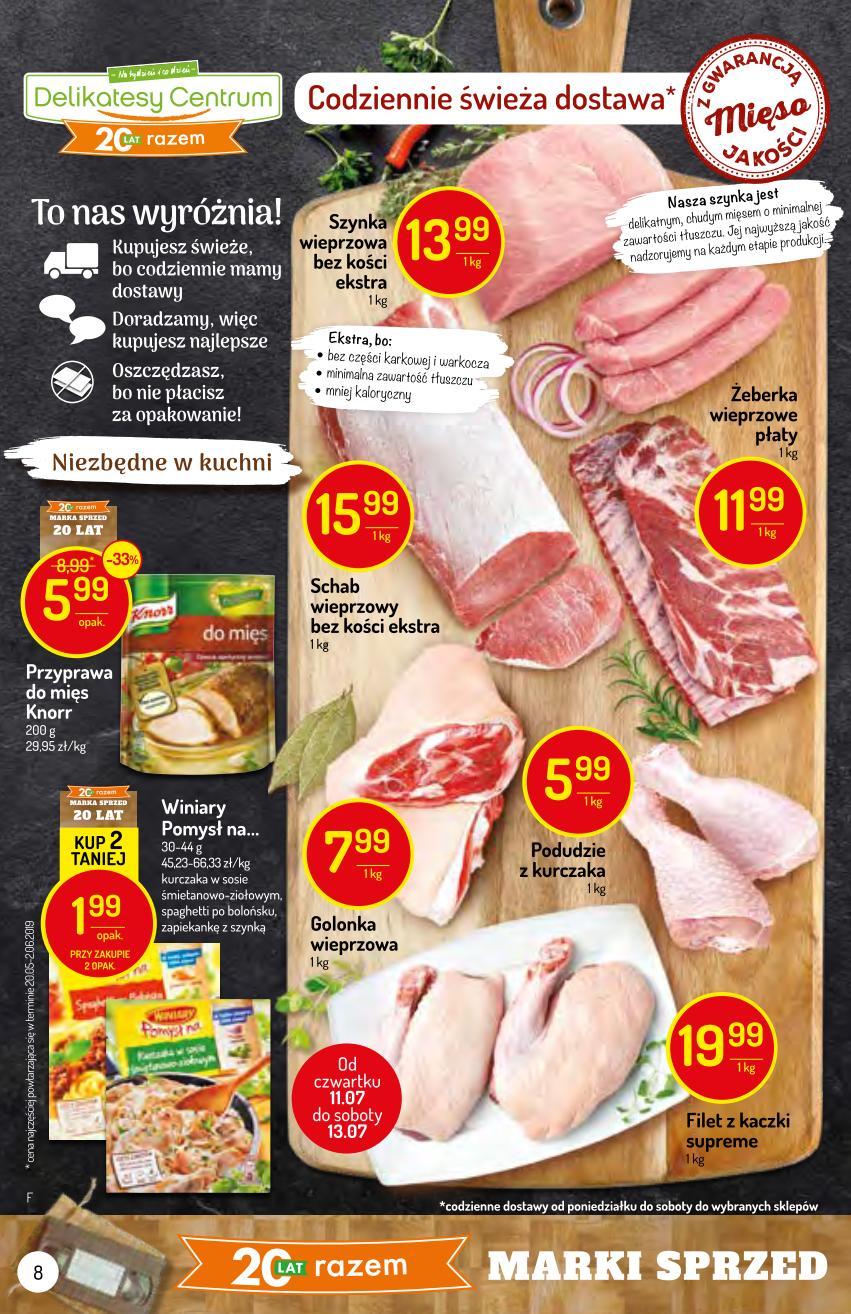 Gazetka promocyjna Delikatesy Centrum str. 8