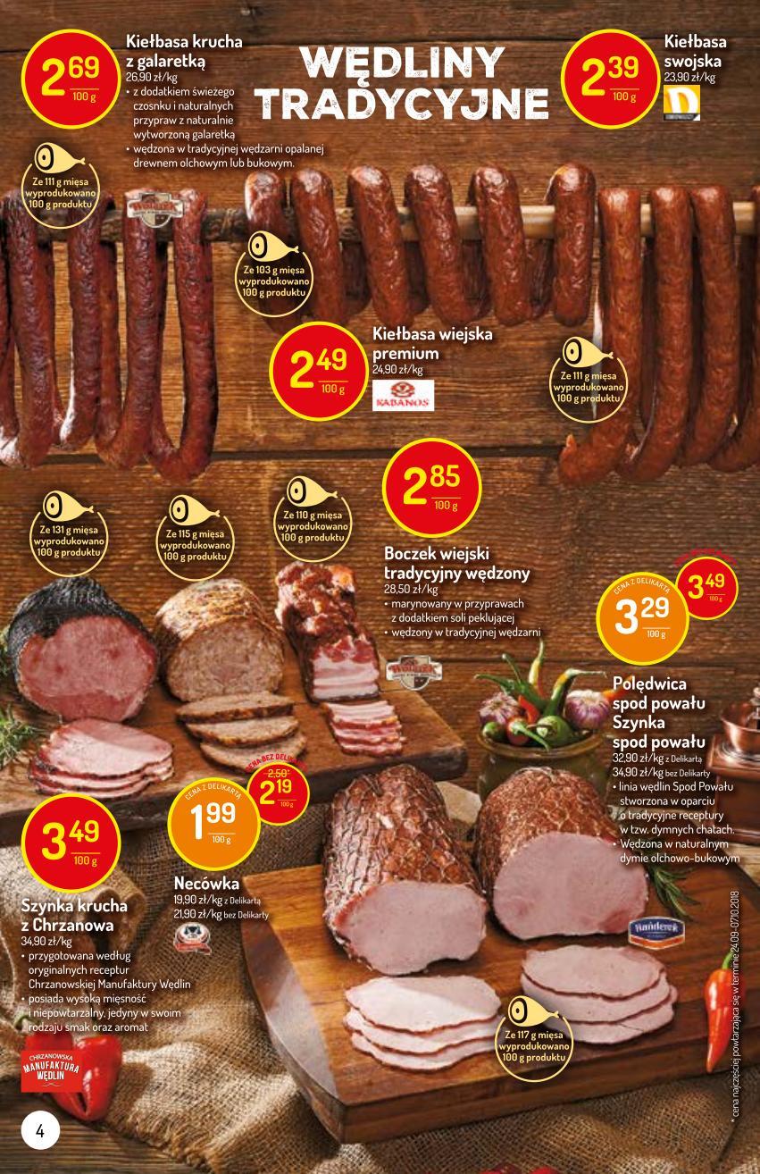 Gazetka promocyjna Delikatesy Centrum str. 4