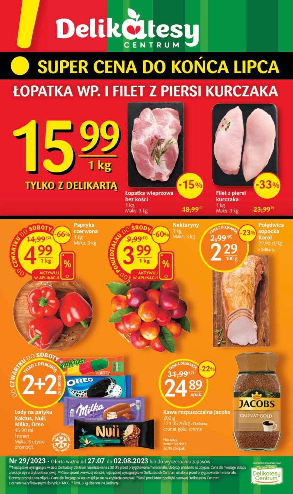 Gazetka promocyjna Delikatesy Centrum str. 1
