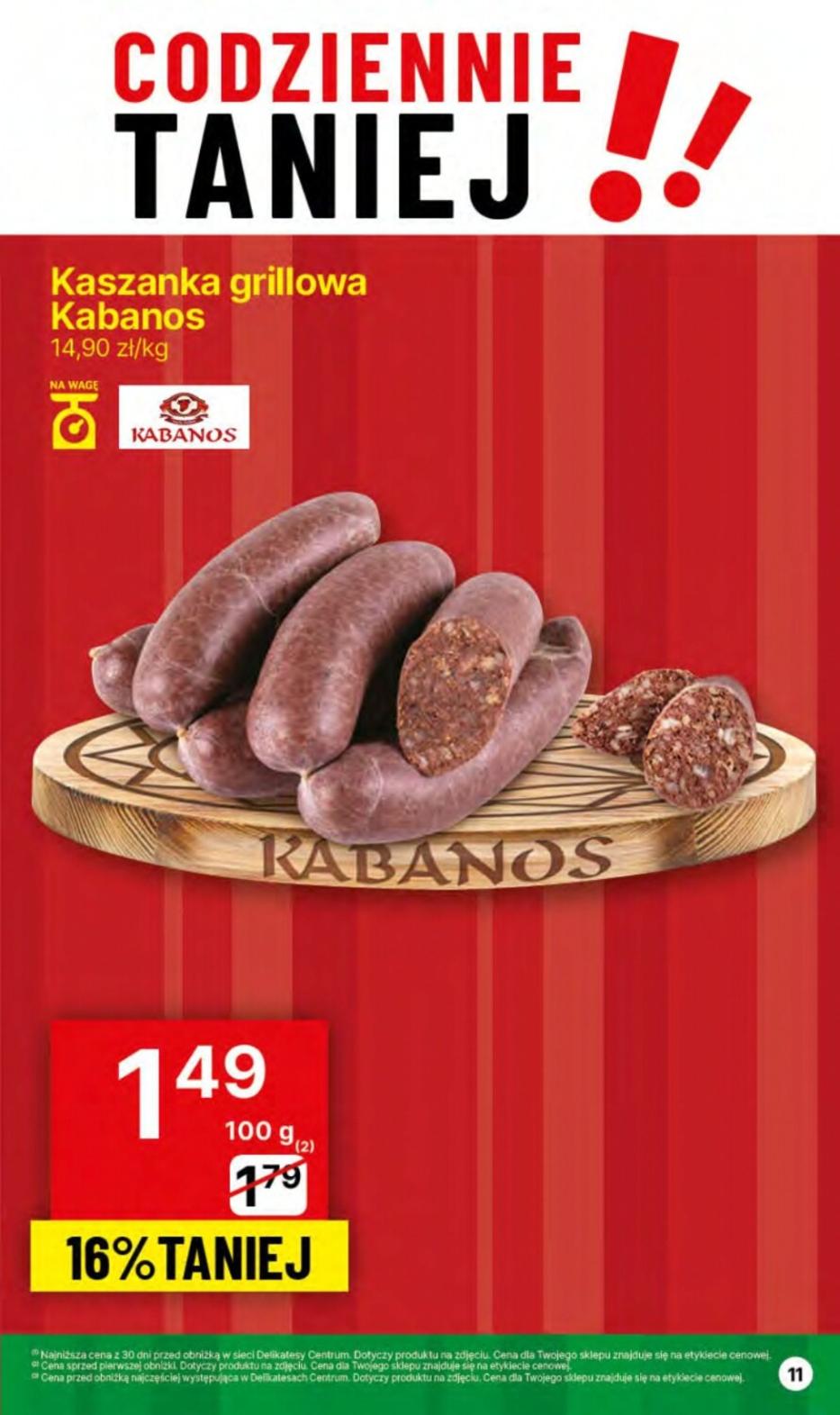 Gazetka promocyjna Delikatesy Centrum str. 11