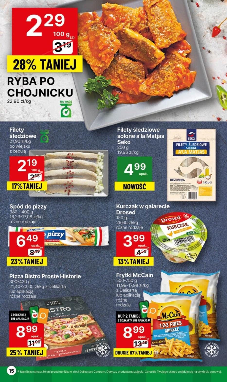 Gazetka promocyjna Delikatesy Centrum str. 15