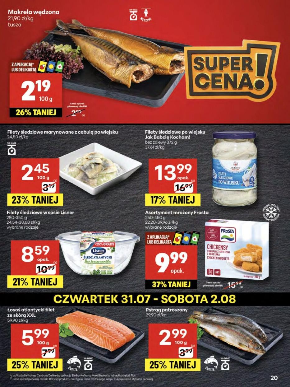 Gazetka promocyjna Delikatesy Centrum str. 20