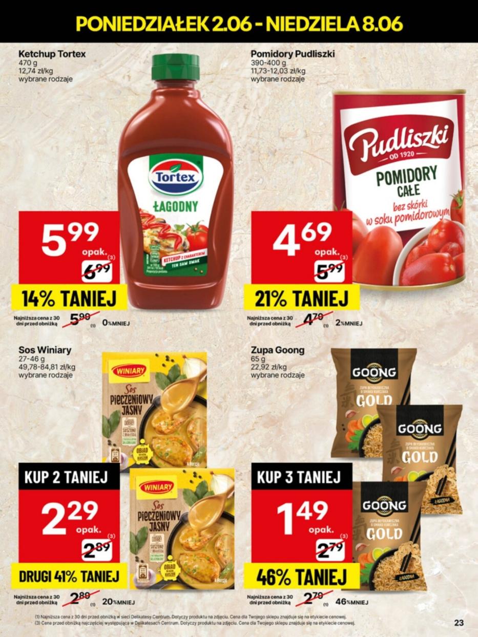 Gazetka promocyjna Delikatesy Centrum str. 23