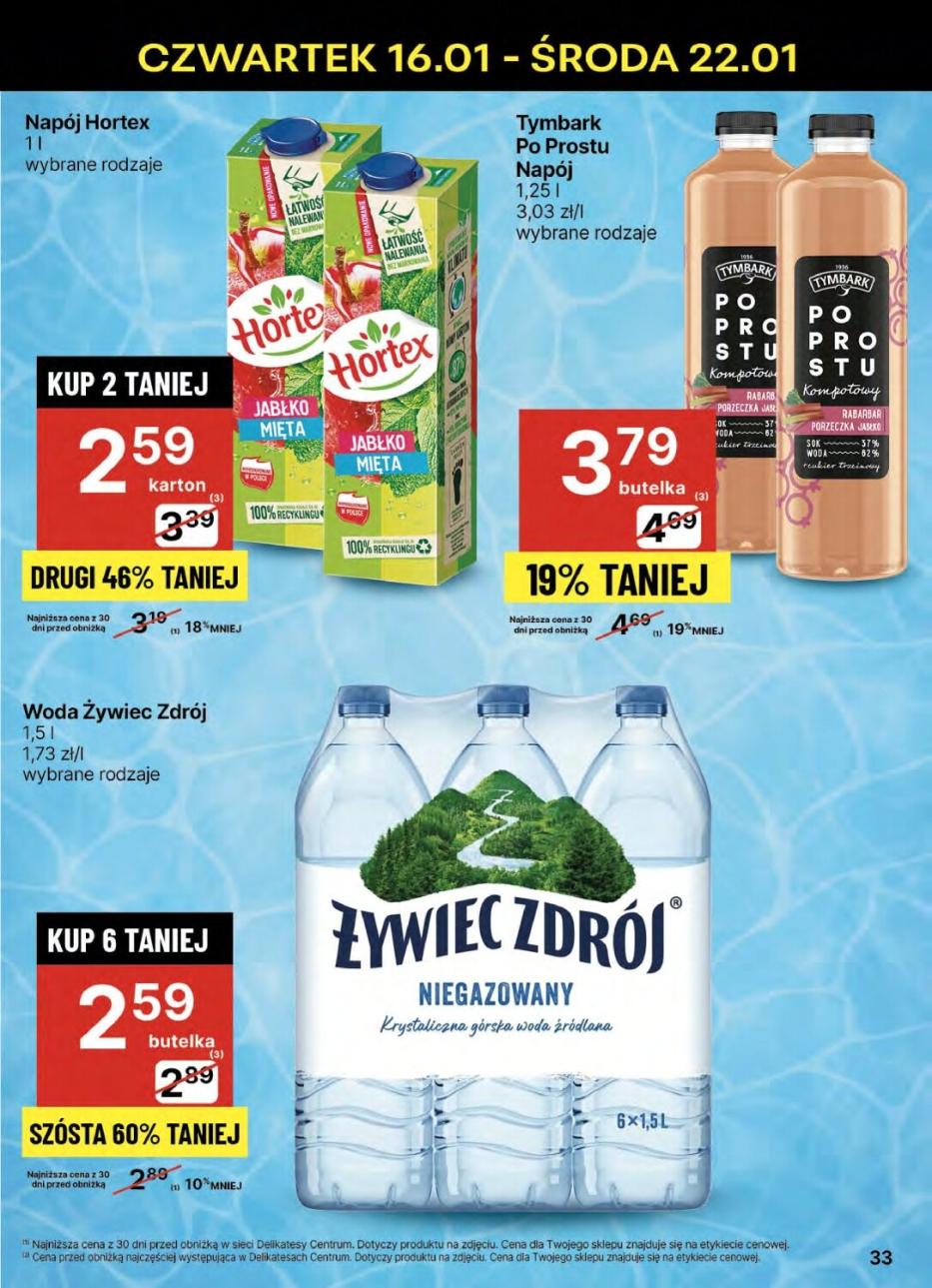 Gazetka promocyjna Delikatesy Centrum str. 33