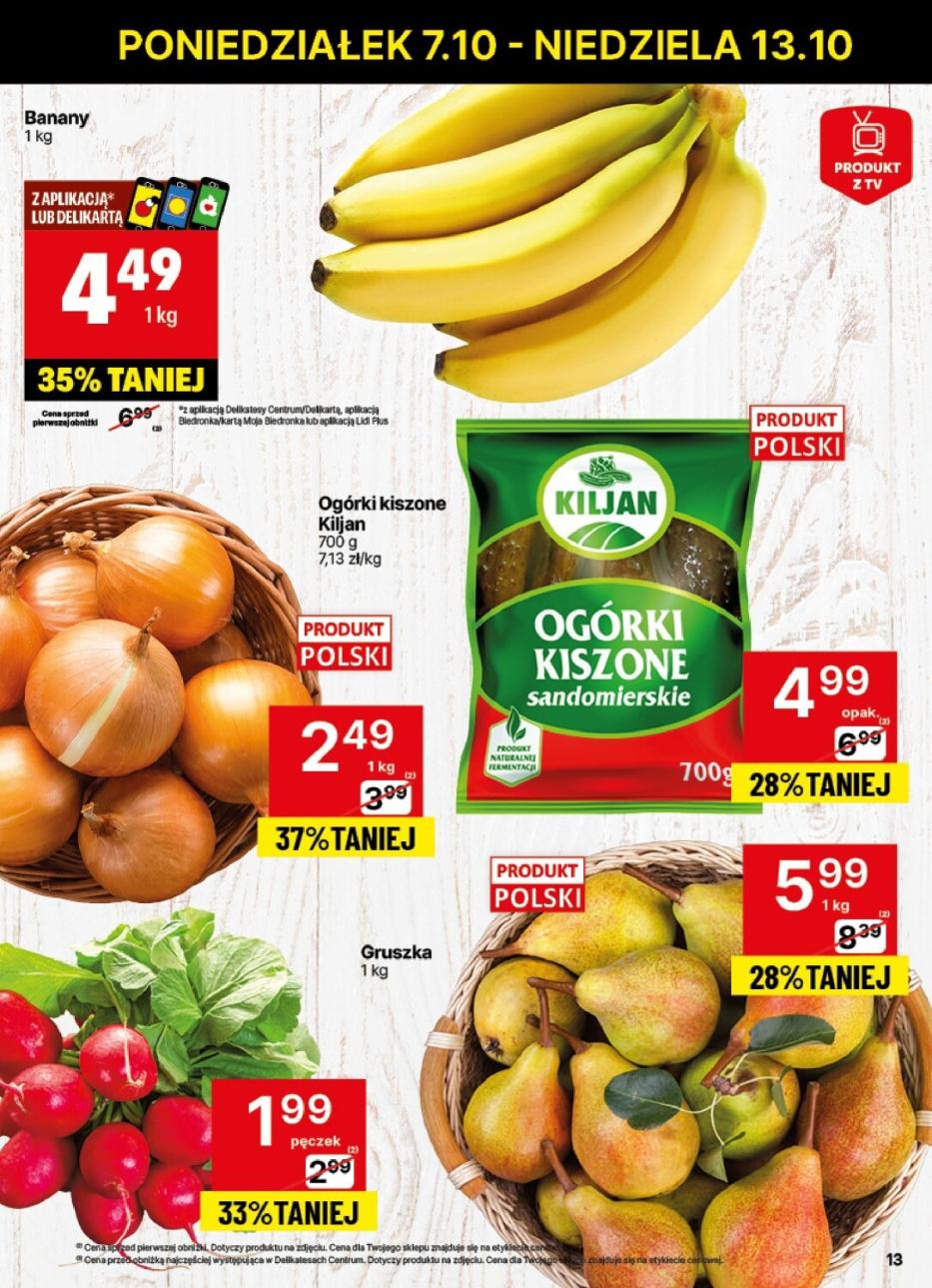 Gazetka promocyjna Delikatesy Centrum str. 13