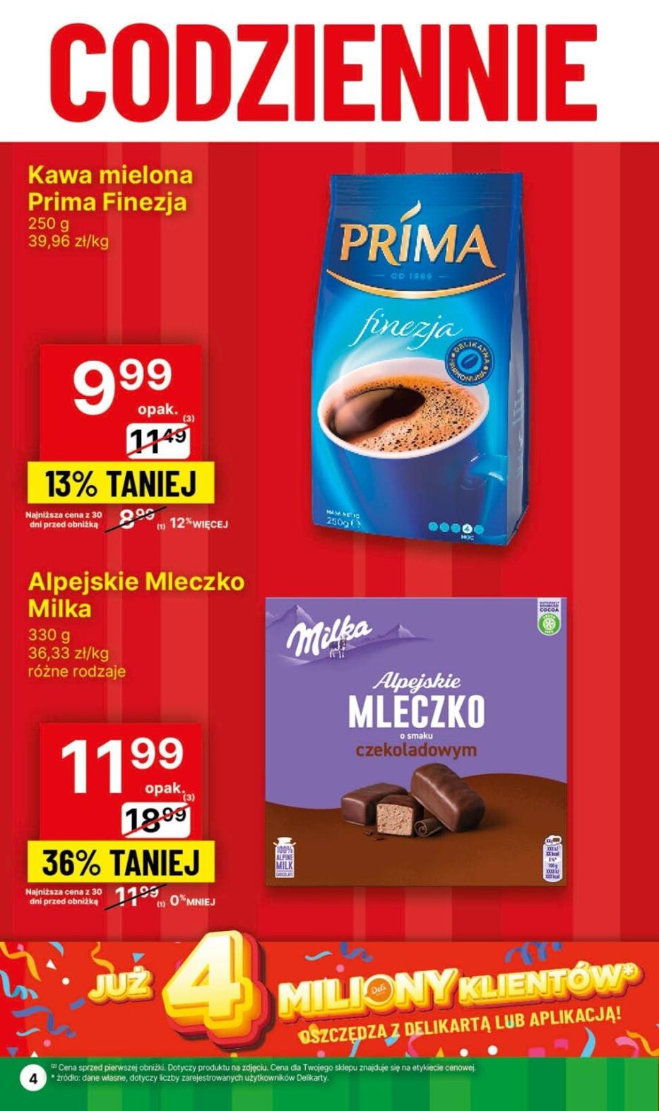 Gazetka promocyjna Delikatesy Centrum str. 4