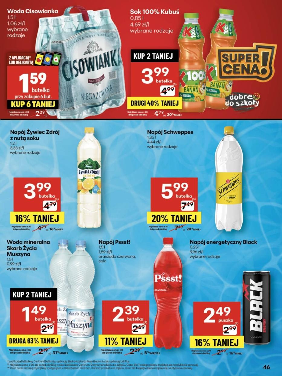 Gazetka promocyjna Delikatesy Centrum str. 46