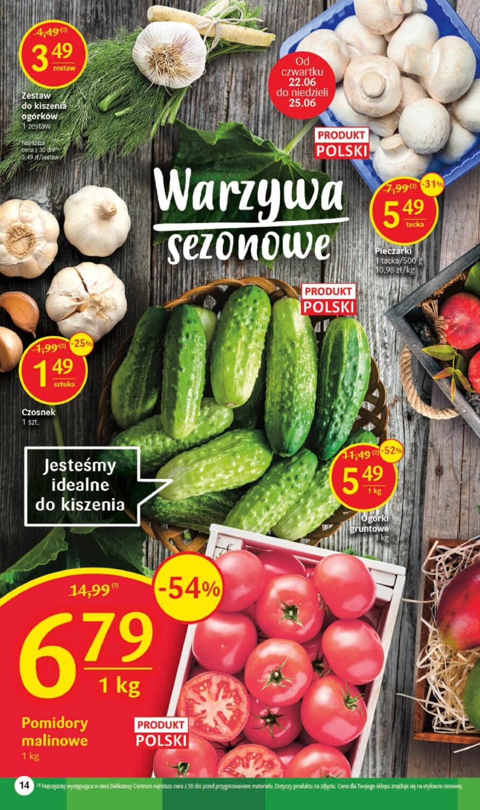 Gazetka promocyjna Delikatesy Centrum str. 14
