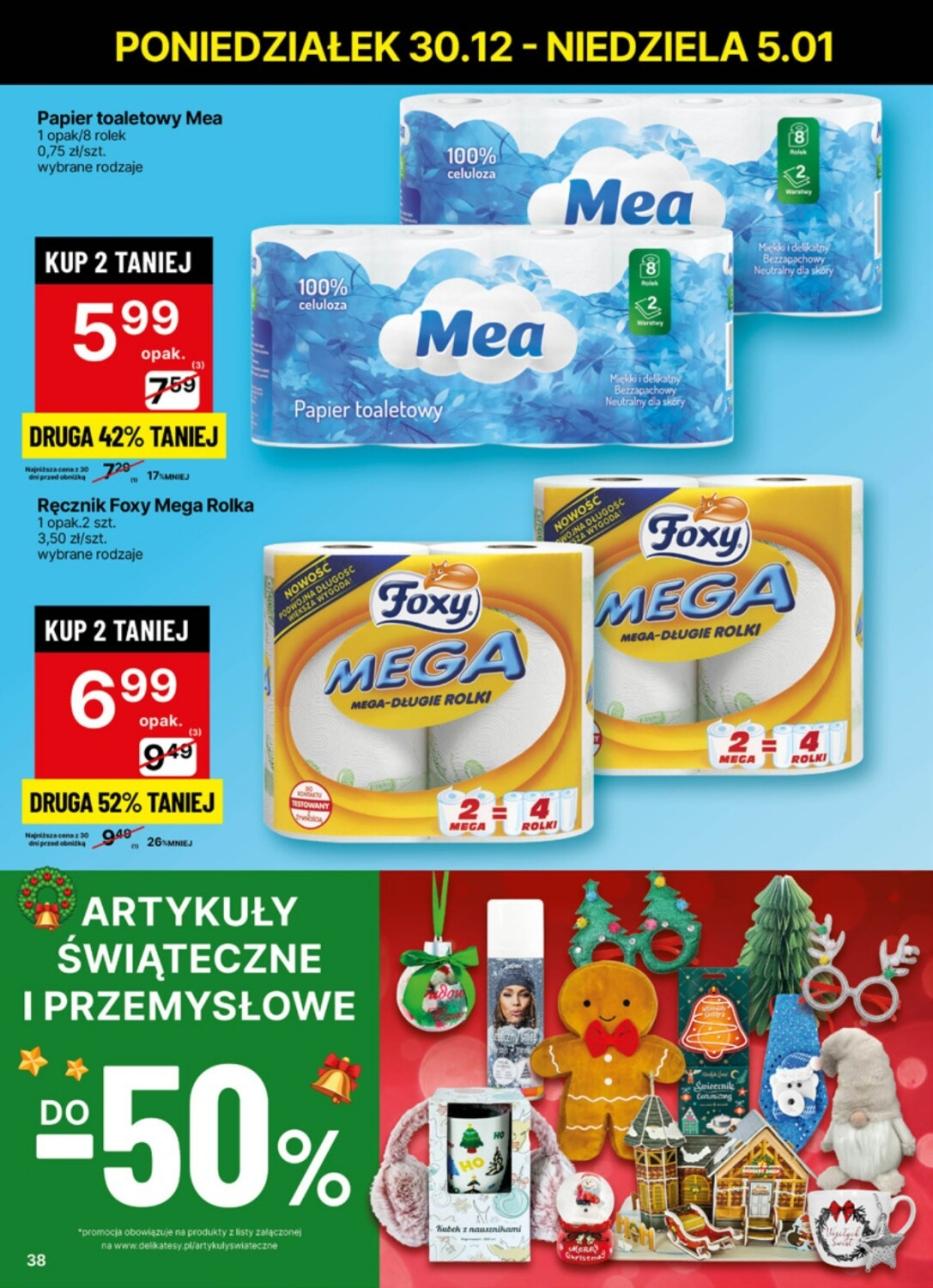 Gazetka promocyjna Delikatesy Centrum str. 38