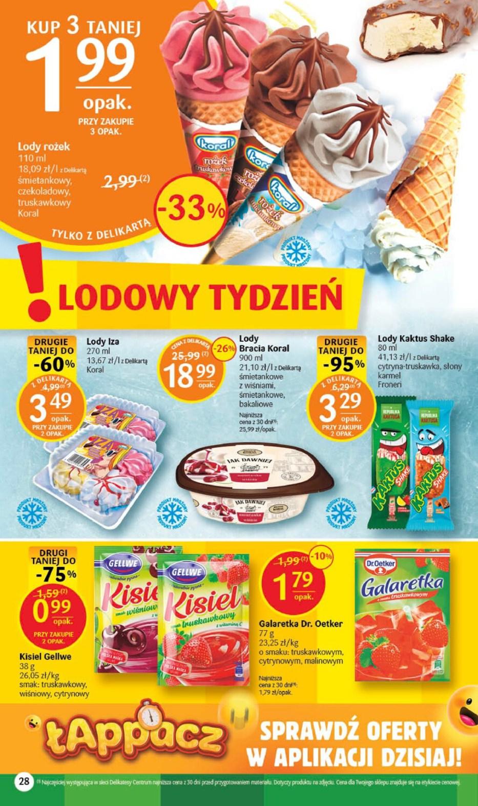 Gazetka promocyjna Delikatesy Centrum str. 28