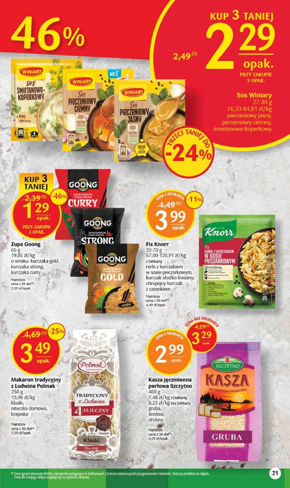 Gazetka promocyjna Delikatesy Centrum str. 21