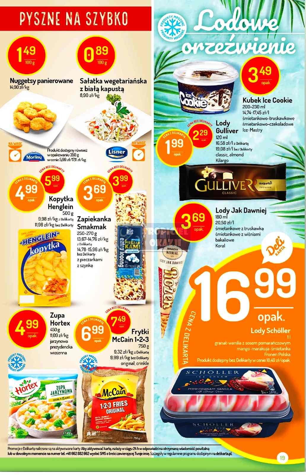 Gazetka promocyjna Delikatesy Centrum str. 19