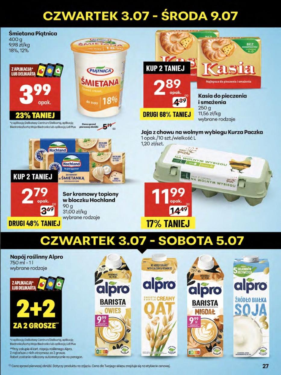 Gazetka promocyjna Delikatesy Centrum str. 27