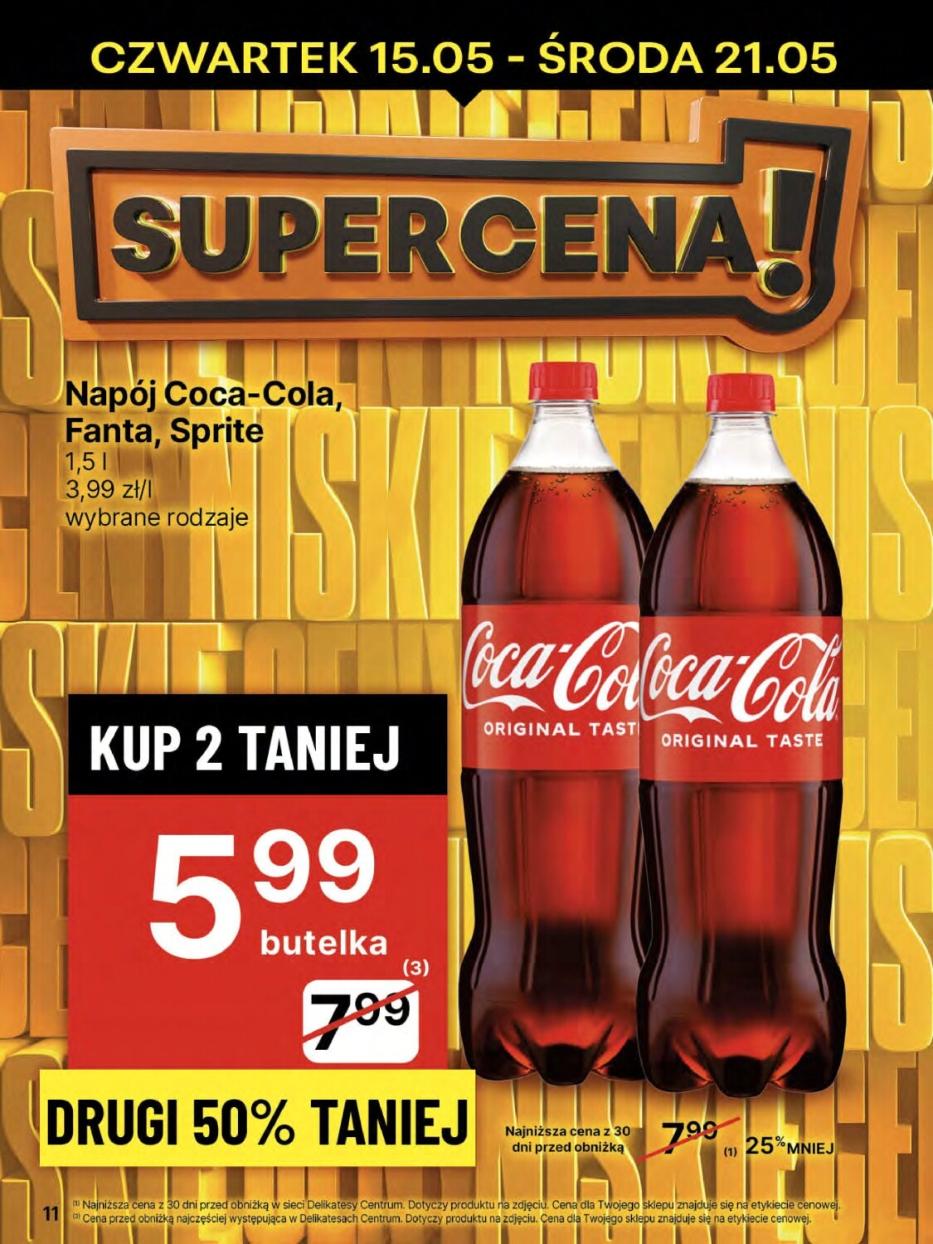 Gazetka promocyjna Delikatesy Centrum str. 11