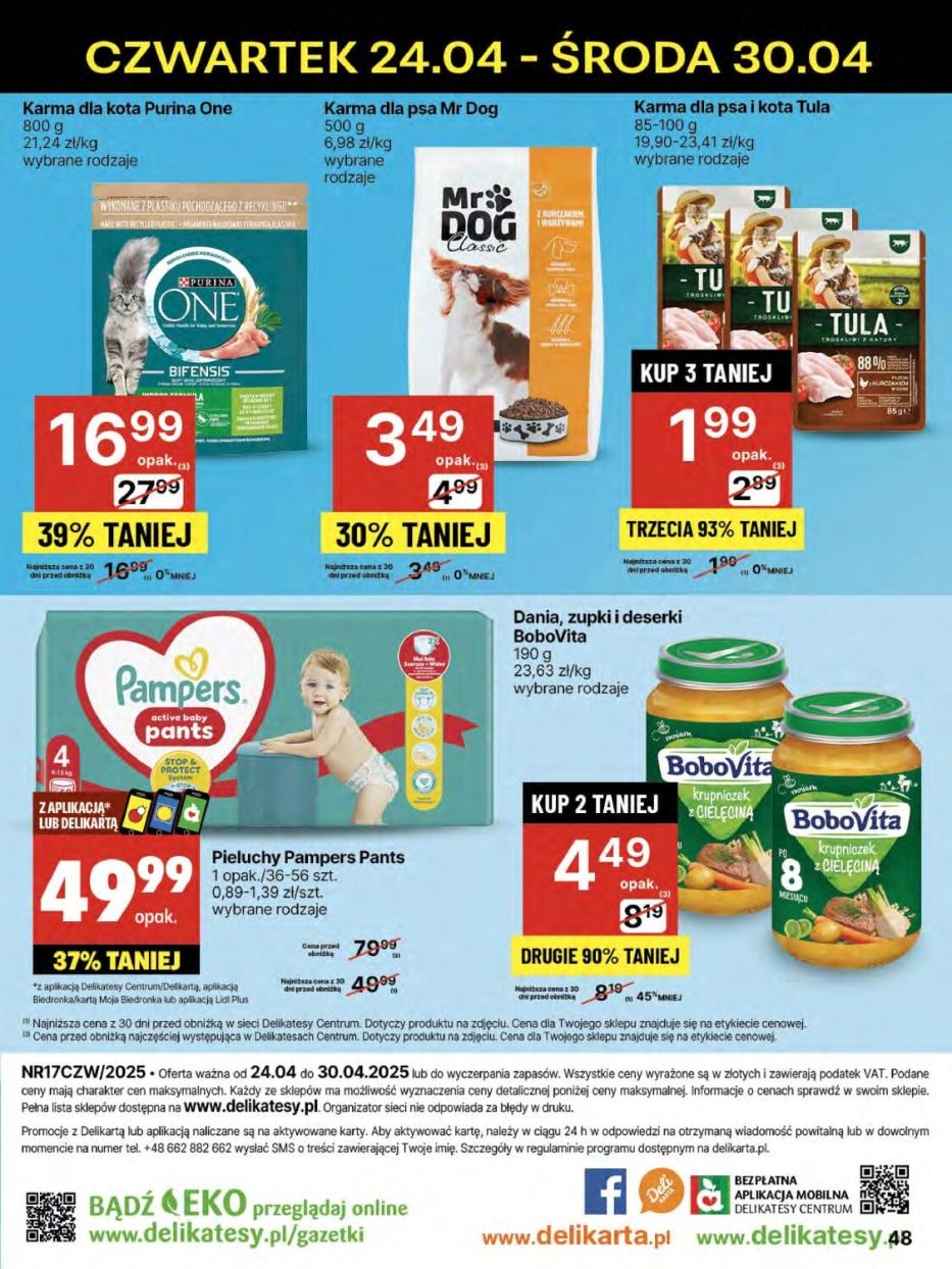 Gazetka promocyjna Delikatesy Centrum str. 48