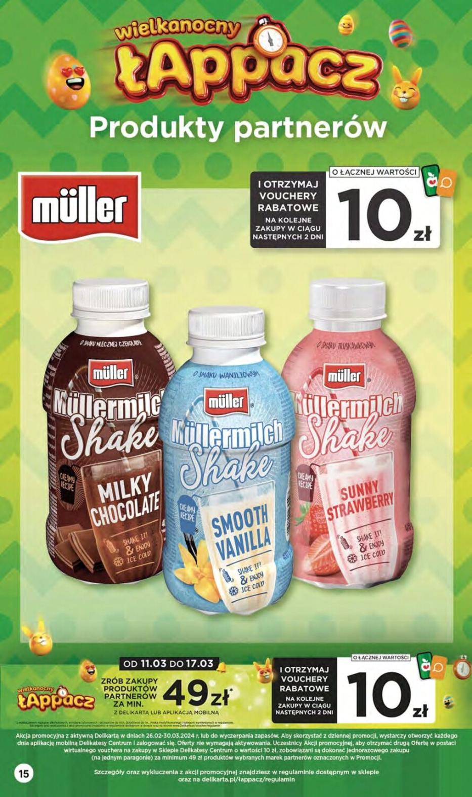 Gazetka promocyjna Delikatesy Centrum str. 15