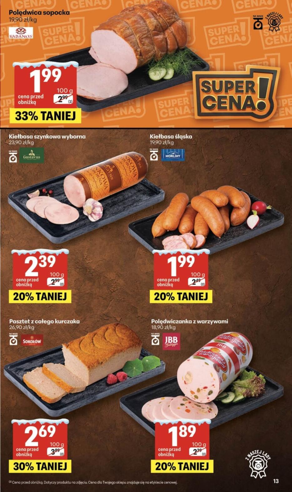 Gazetka promocyjna Delikatesy Centrum str. 13
