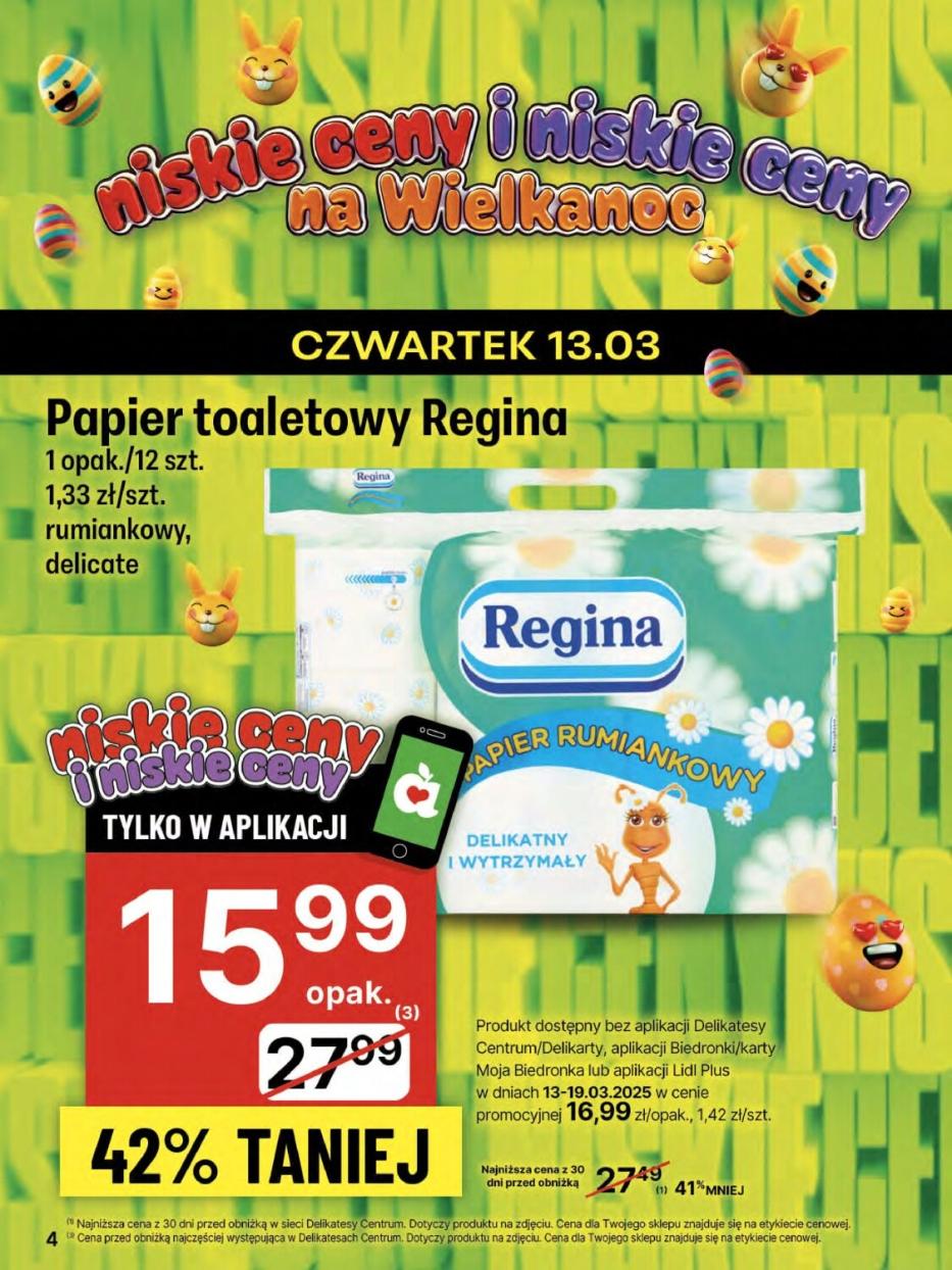 Gazetka promocyjna Delikatesy Centrum str. 4