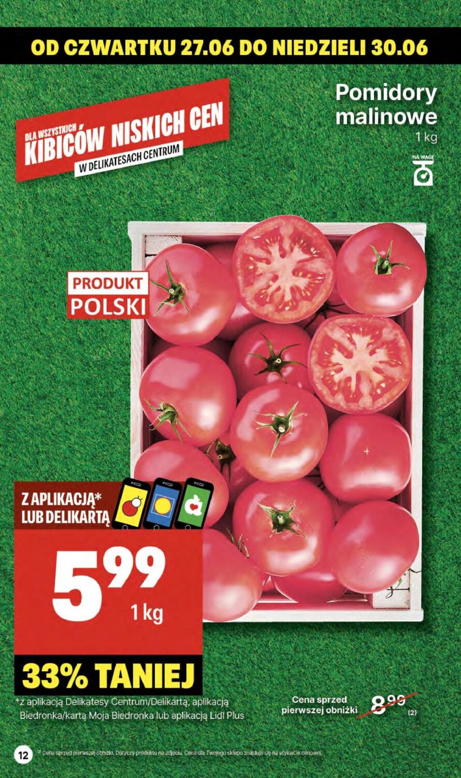 Gazetka promocyjna Delikatesy Centrum str. 12