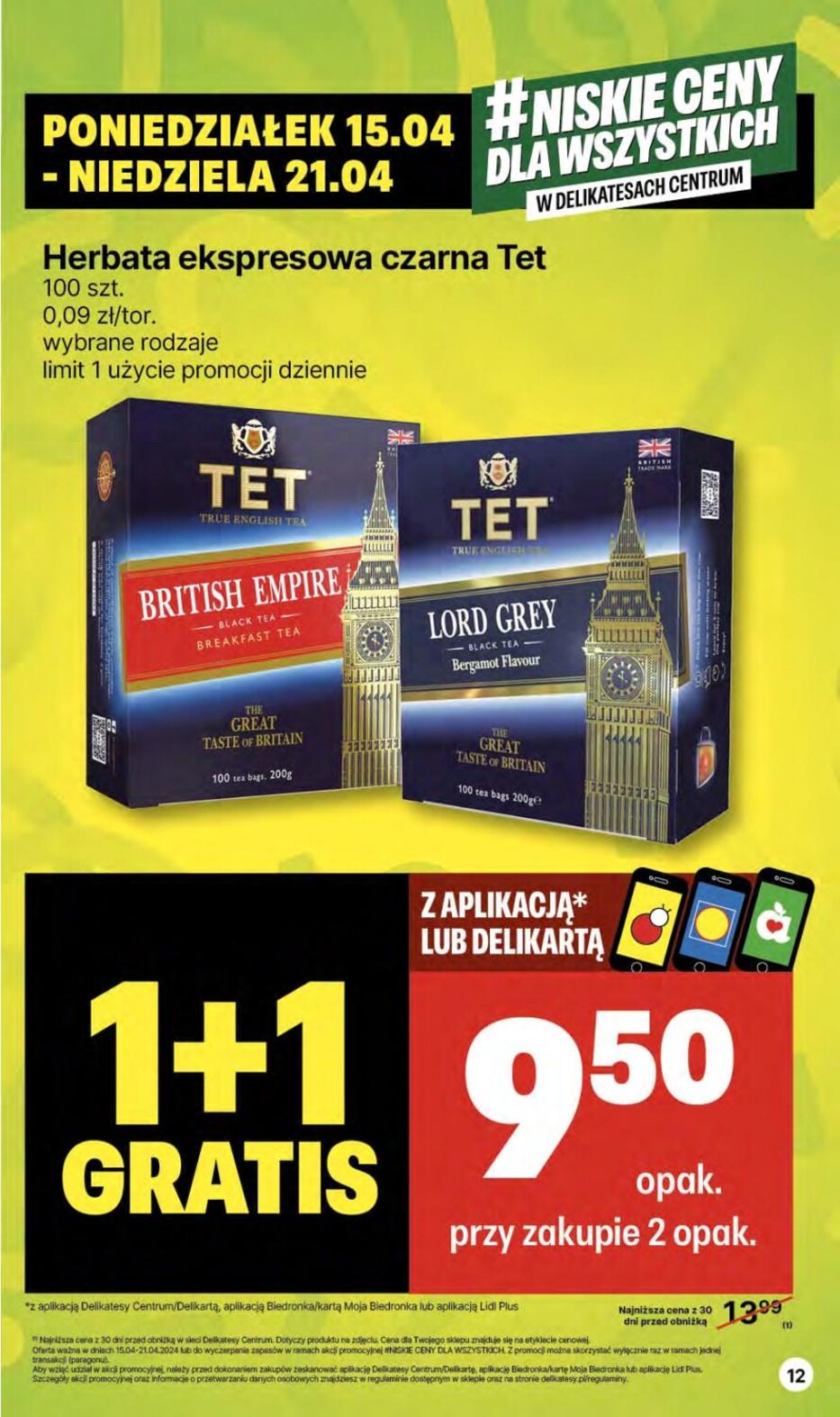 Gazetka promocyjna Delikatesy Centrum str. 12