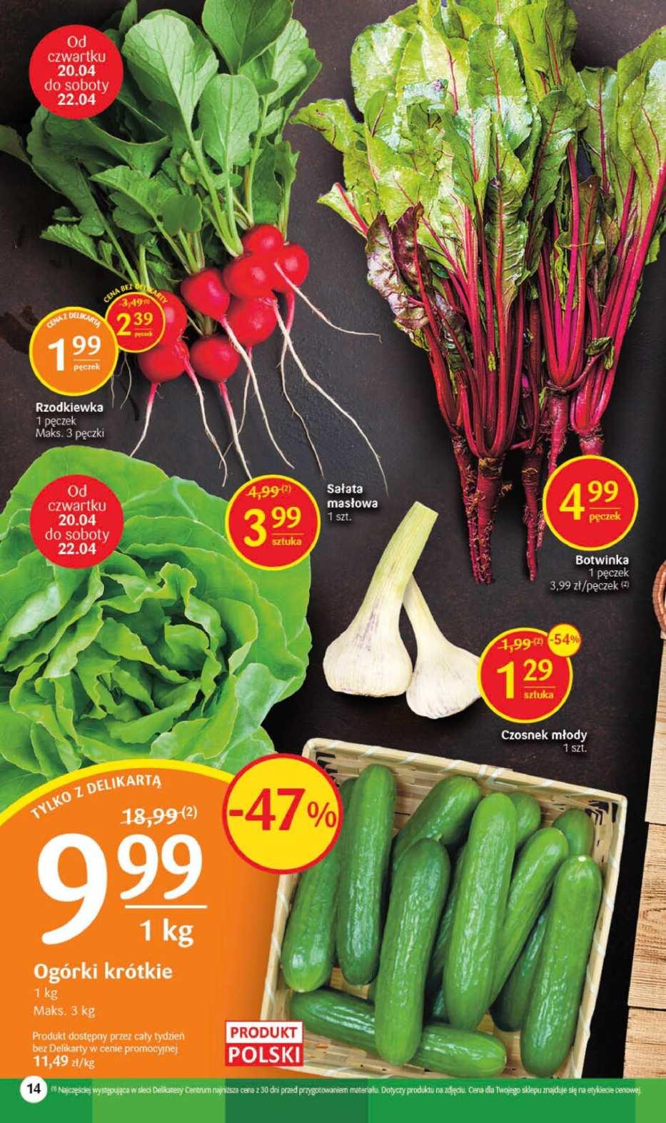 Gazetka promocyjna Delikatesy Centrum str. 14