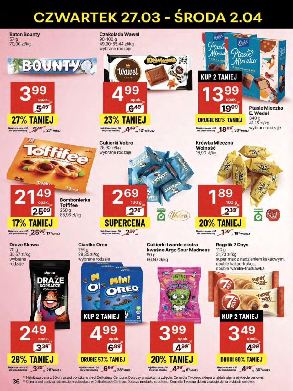 Gazetka promocyjna Delikatesy Centrum str. 36