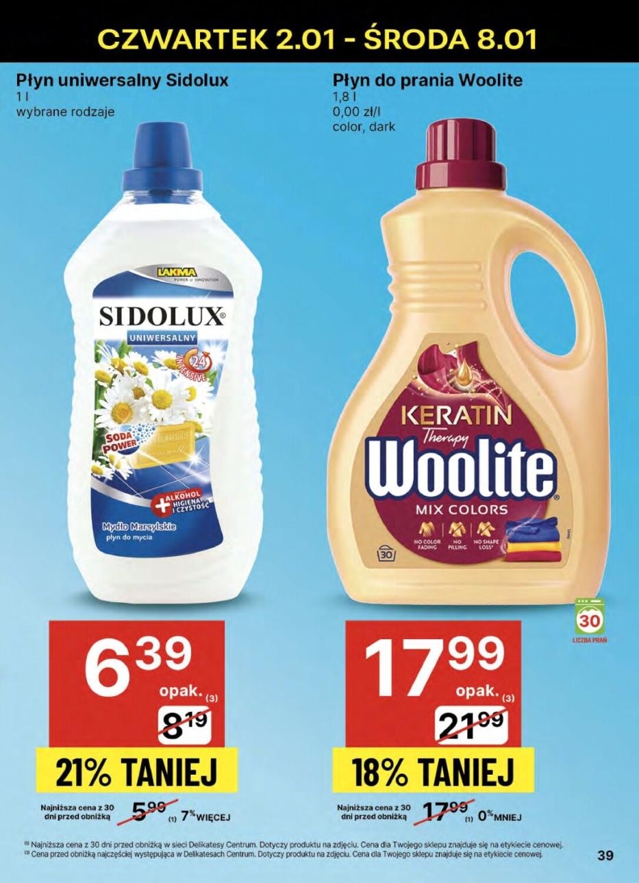 Gazetka promocyjna Delikatesy Centrum str. 39