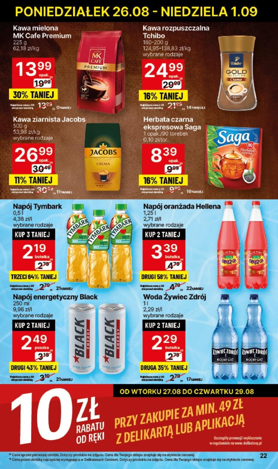 Gazetka promocyjna Delikatesy Centrum str. 22