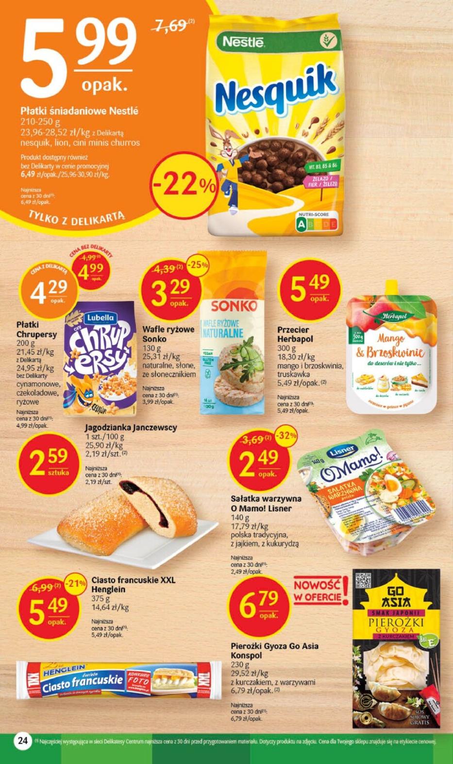 Gazetka promocyjna Delikatesy Centrum str. 24