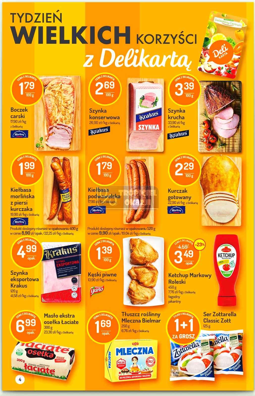 Gazetka promocyjna Delikatesy Centrum str. 4