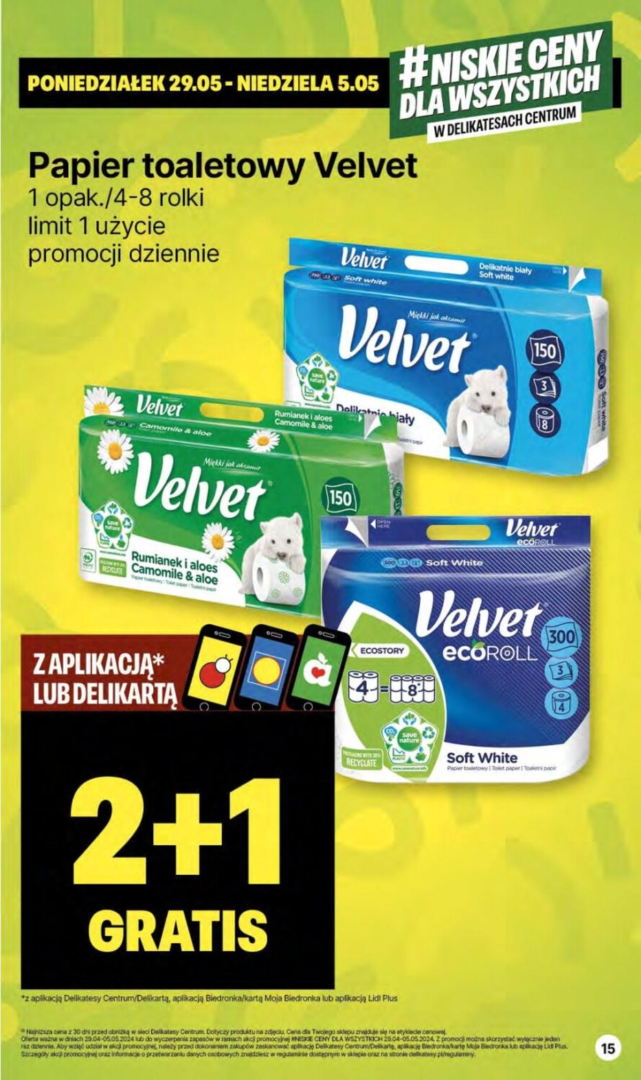 Gazetka promocyjna Delikatesy Centrum str. 15