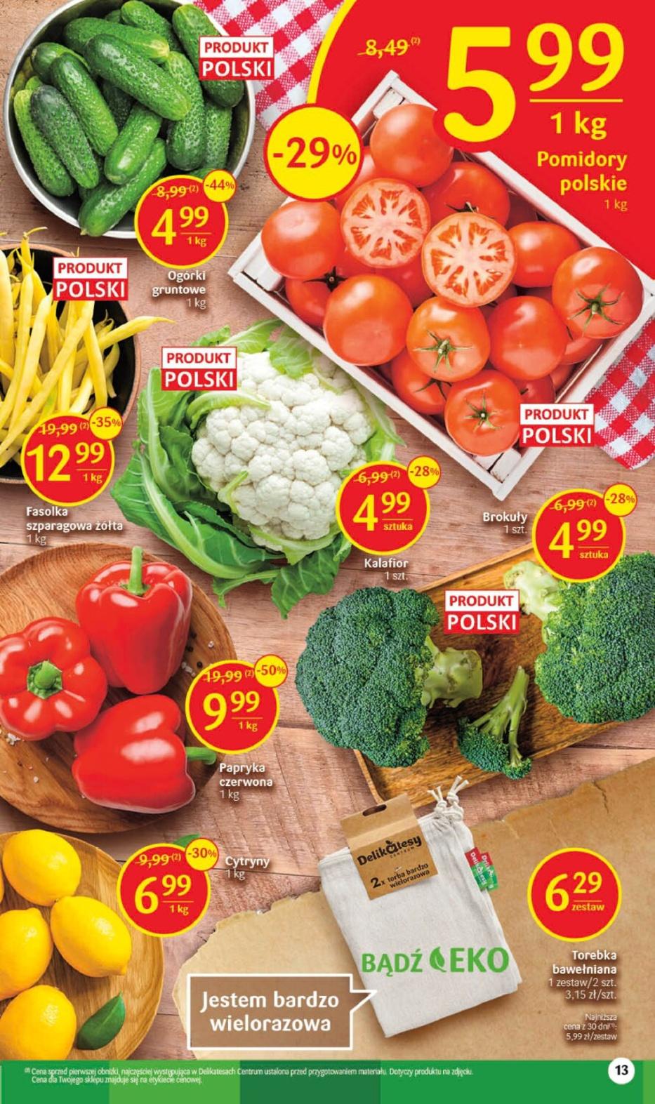 Gazetka promocyjna Delikatesy Centrum str. 13