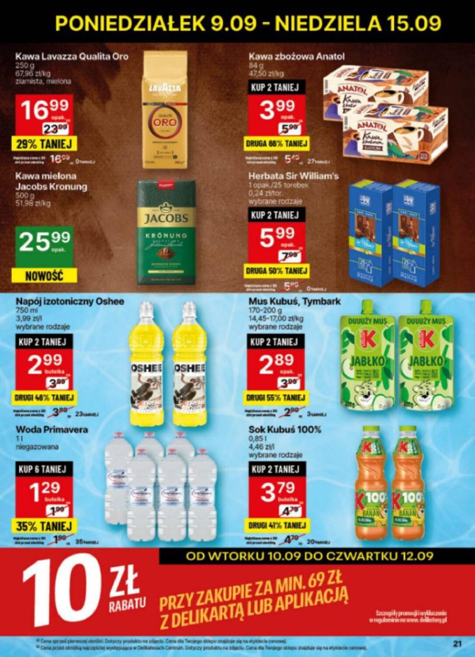 Gazetka promocyjna Delikatesy Centrum str. 21