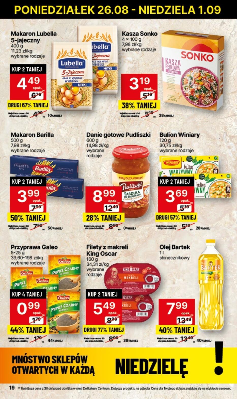 Gazetka promocyjna Delikatesy Centrum str. 19