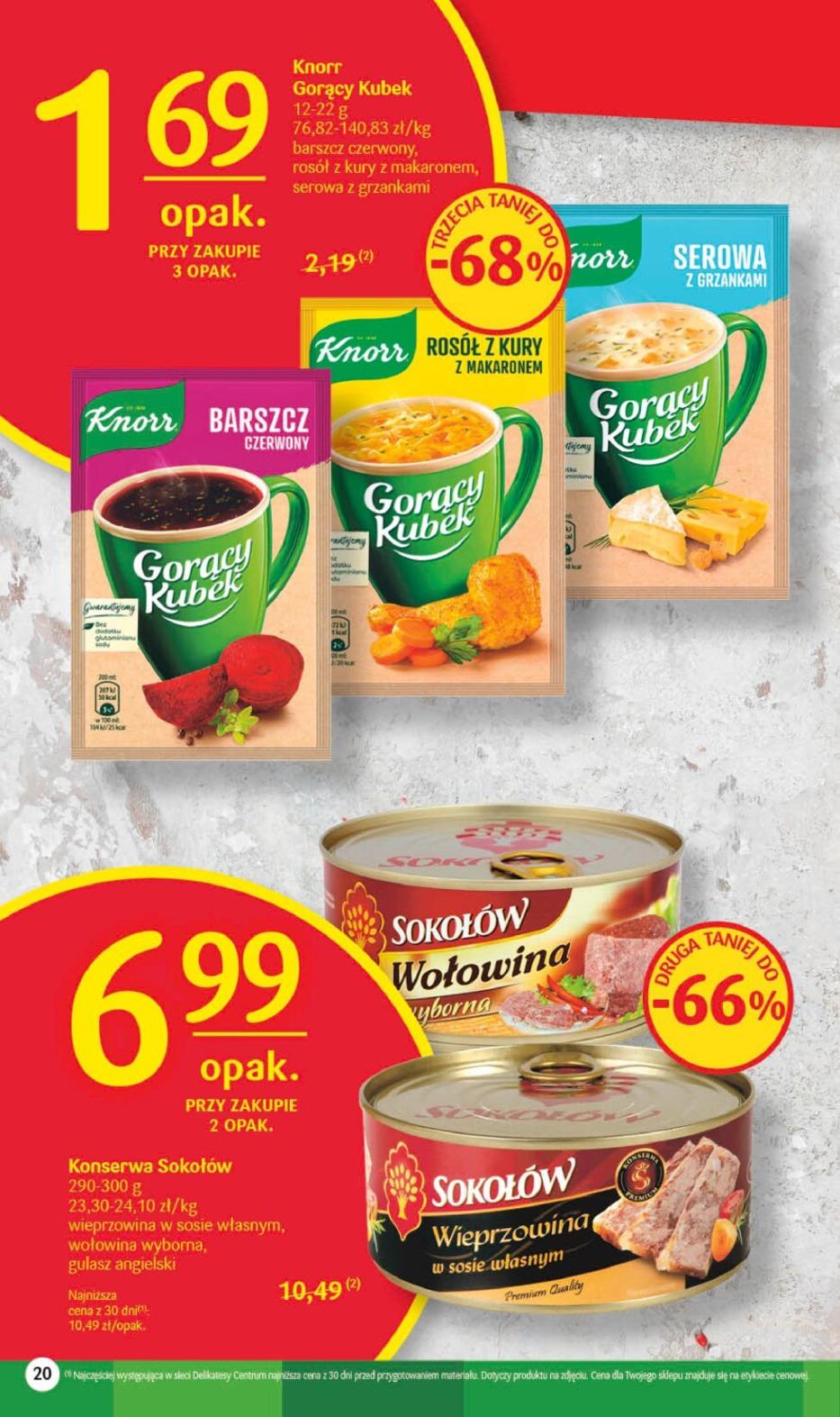 Gazetka promocyjna Delikatesy Centrum str. 20