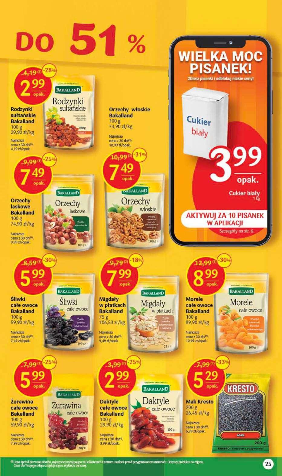 Gazetka promocyjna Delikatesy Centrum str. 25