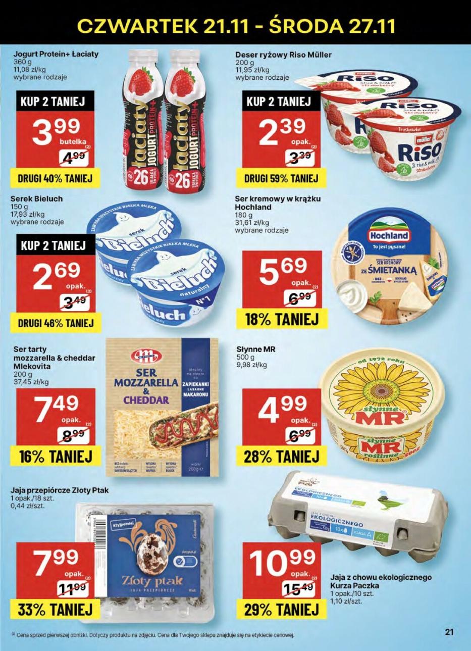 Gazetka promocyjna Delikatesy Centrum str. 21