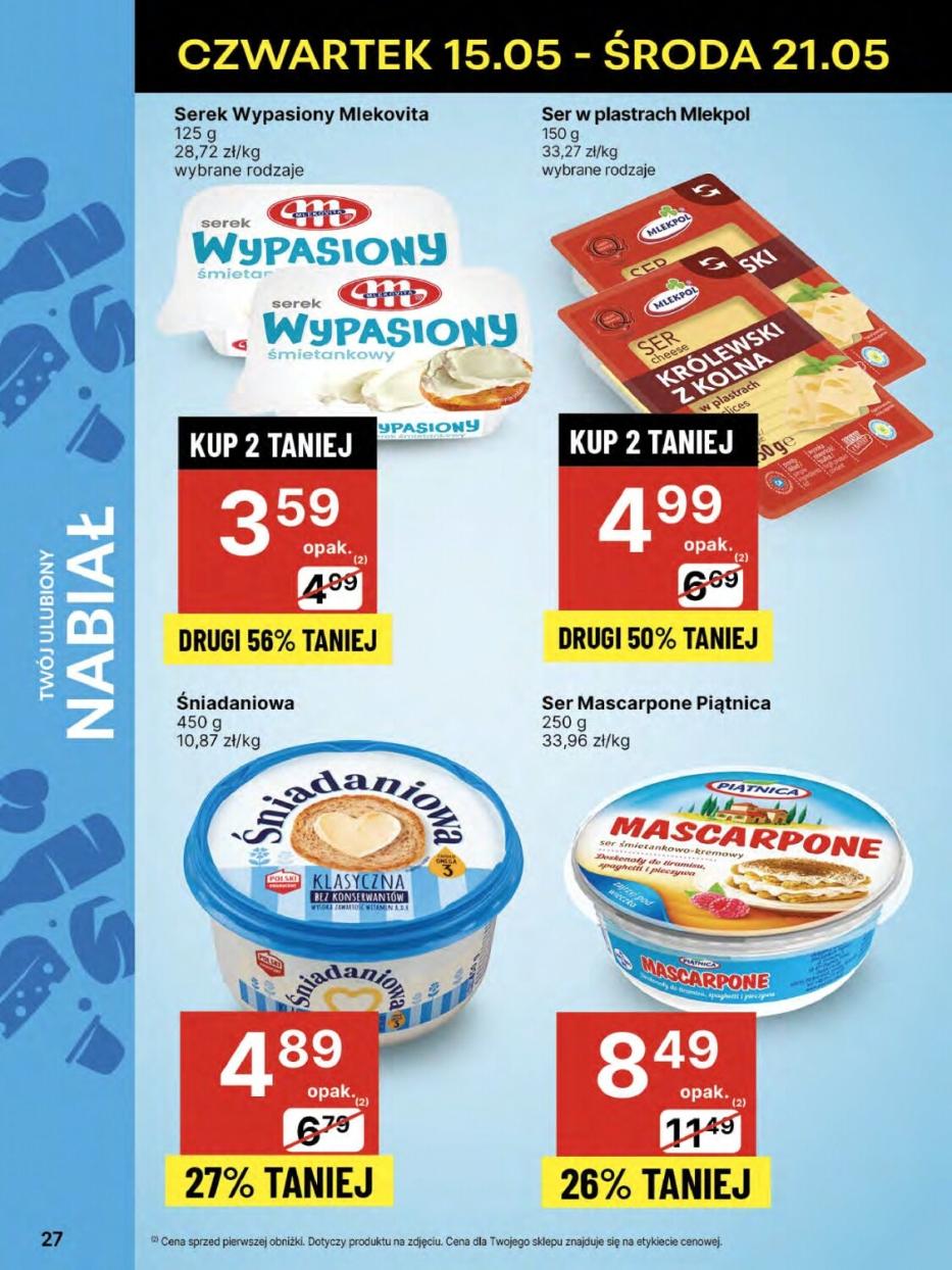 Gazetka promocyjna Delikatesy Centrum str. 27